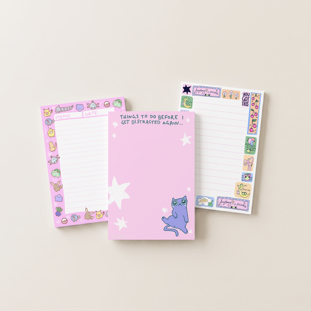 Distracted Again Notepad