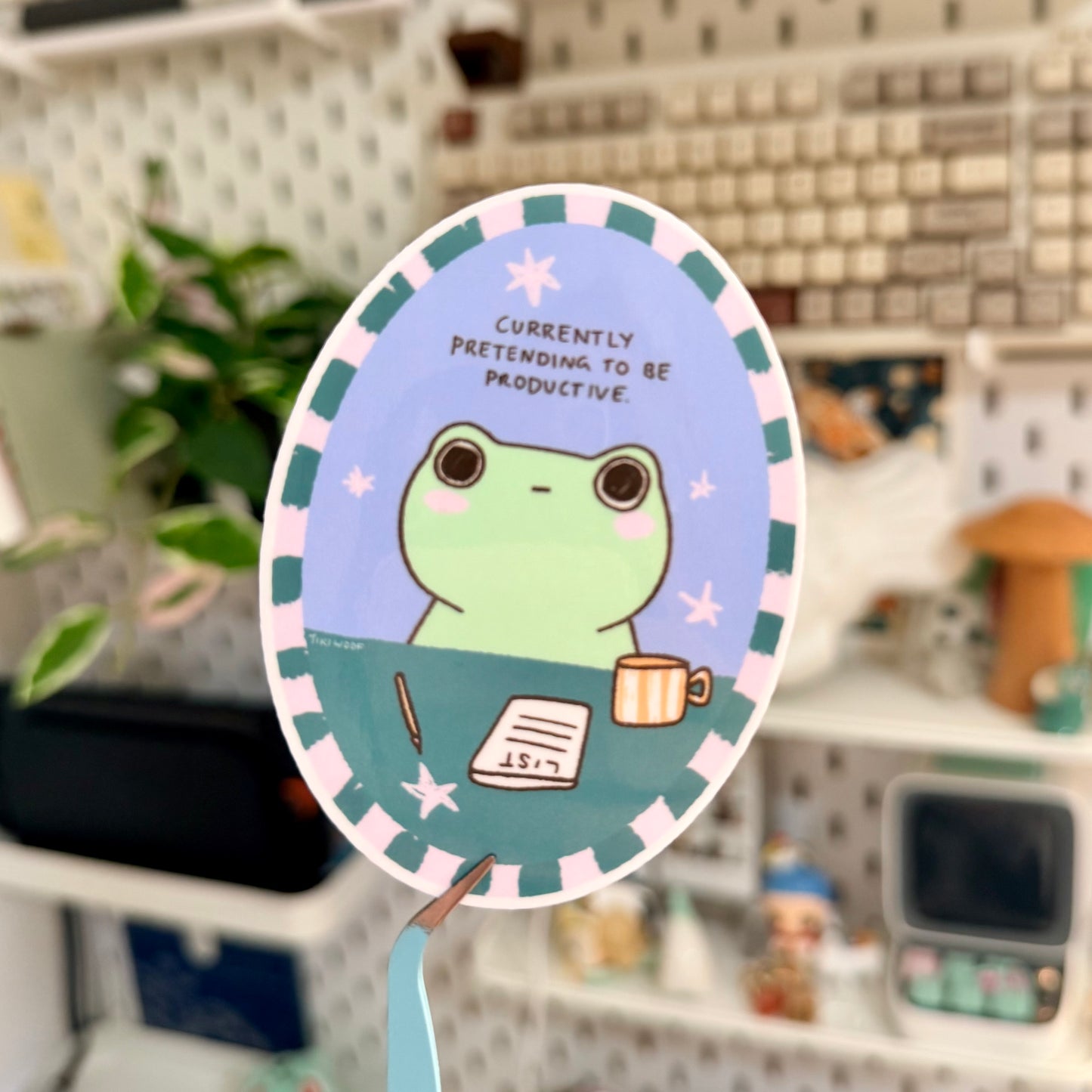 Pretending To Be Productive Sticker