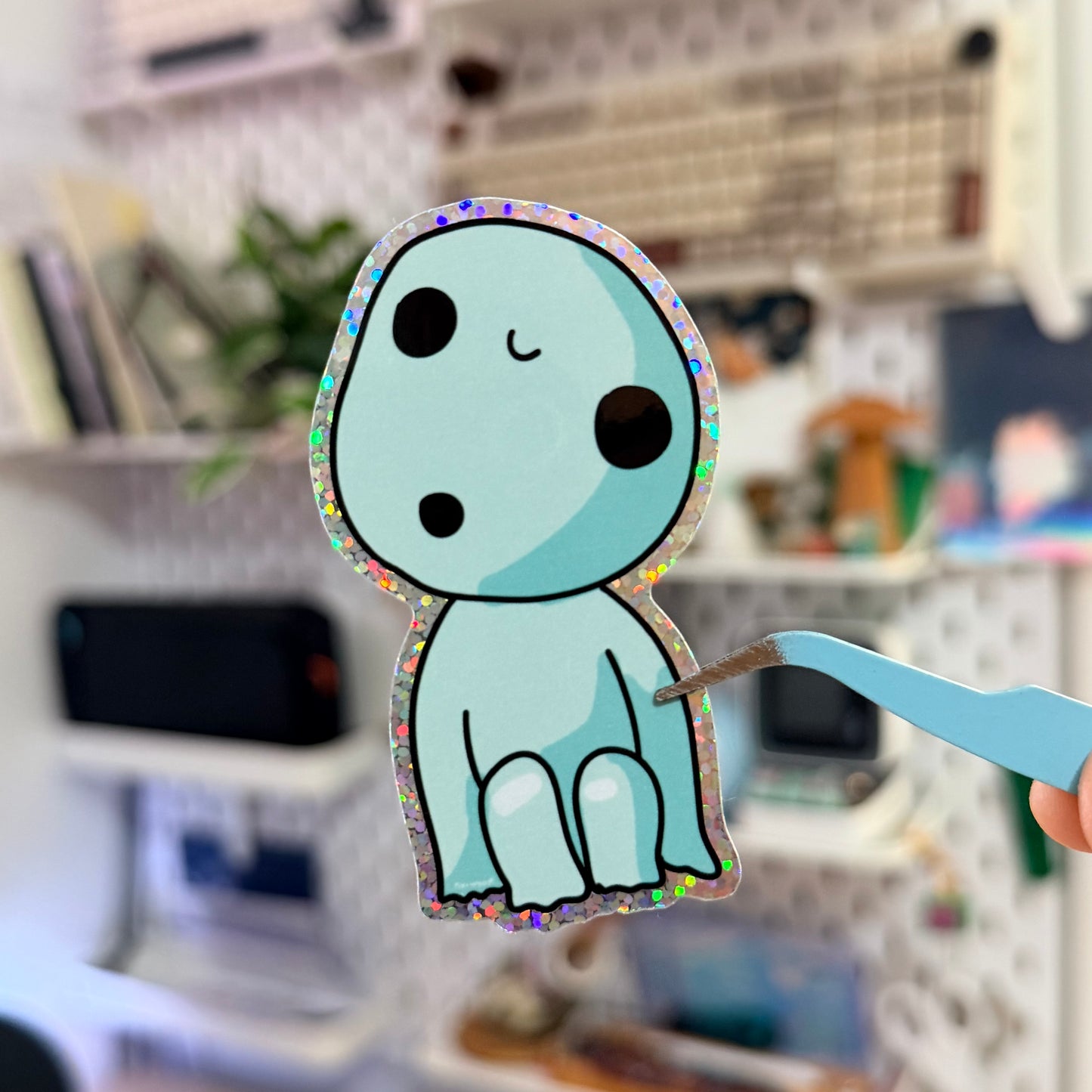 Kodama Glitter Sticker