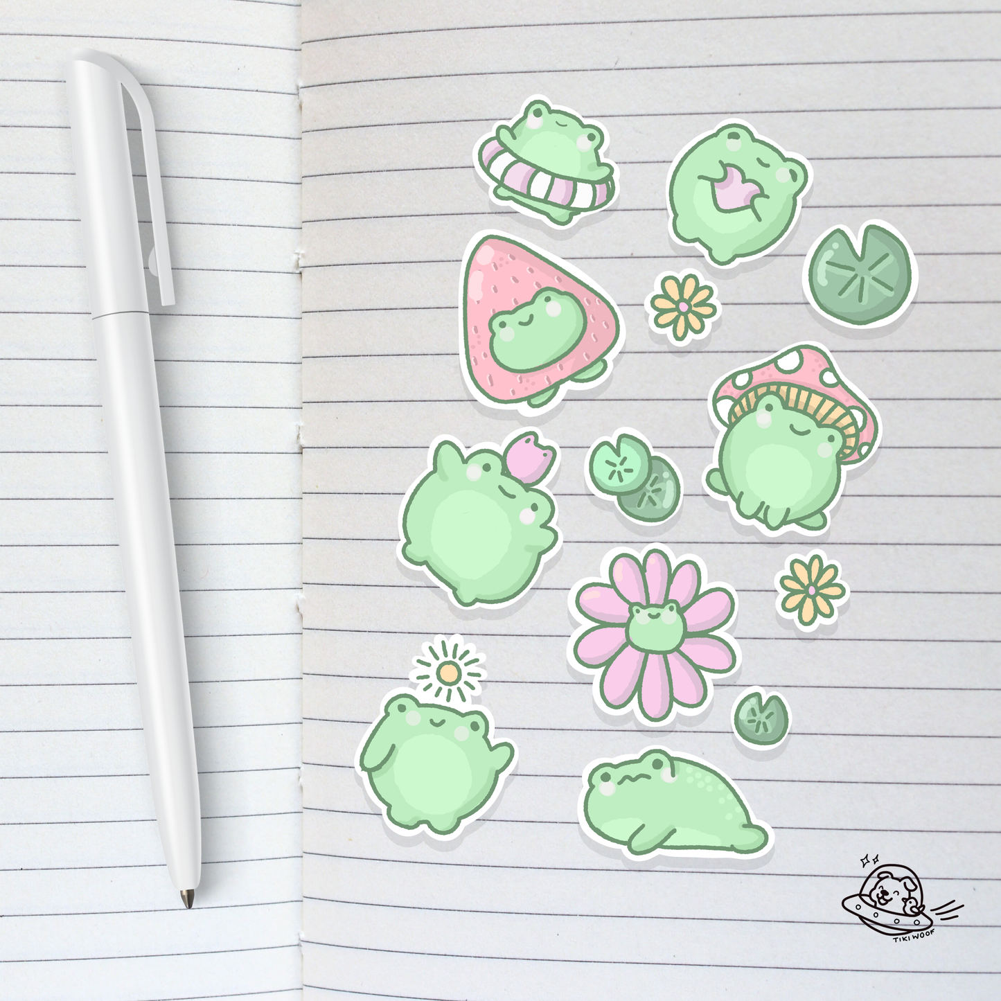 Froggy Sticker Sheet