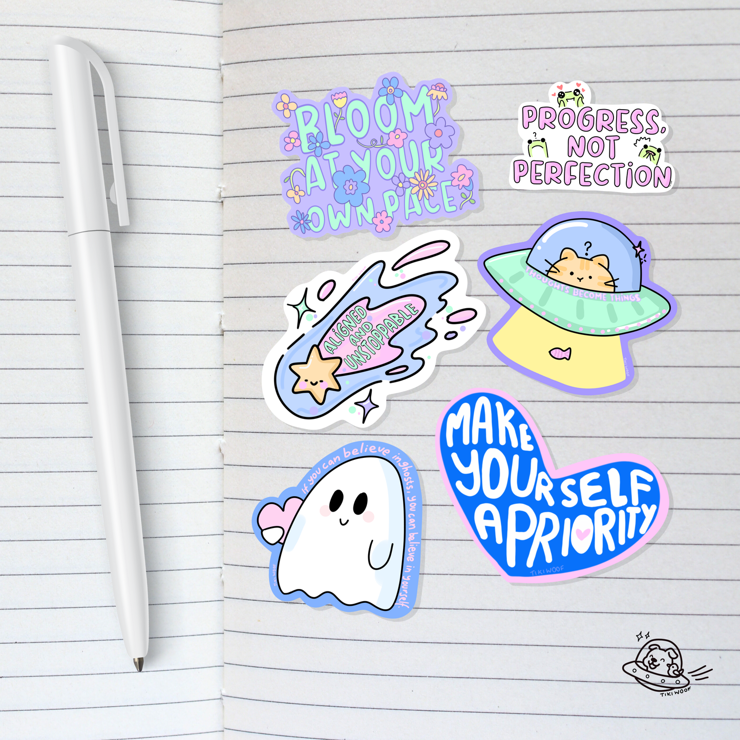 Positive Vibes Sticker Sheet