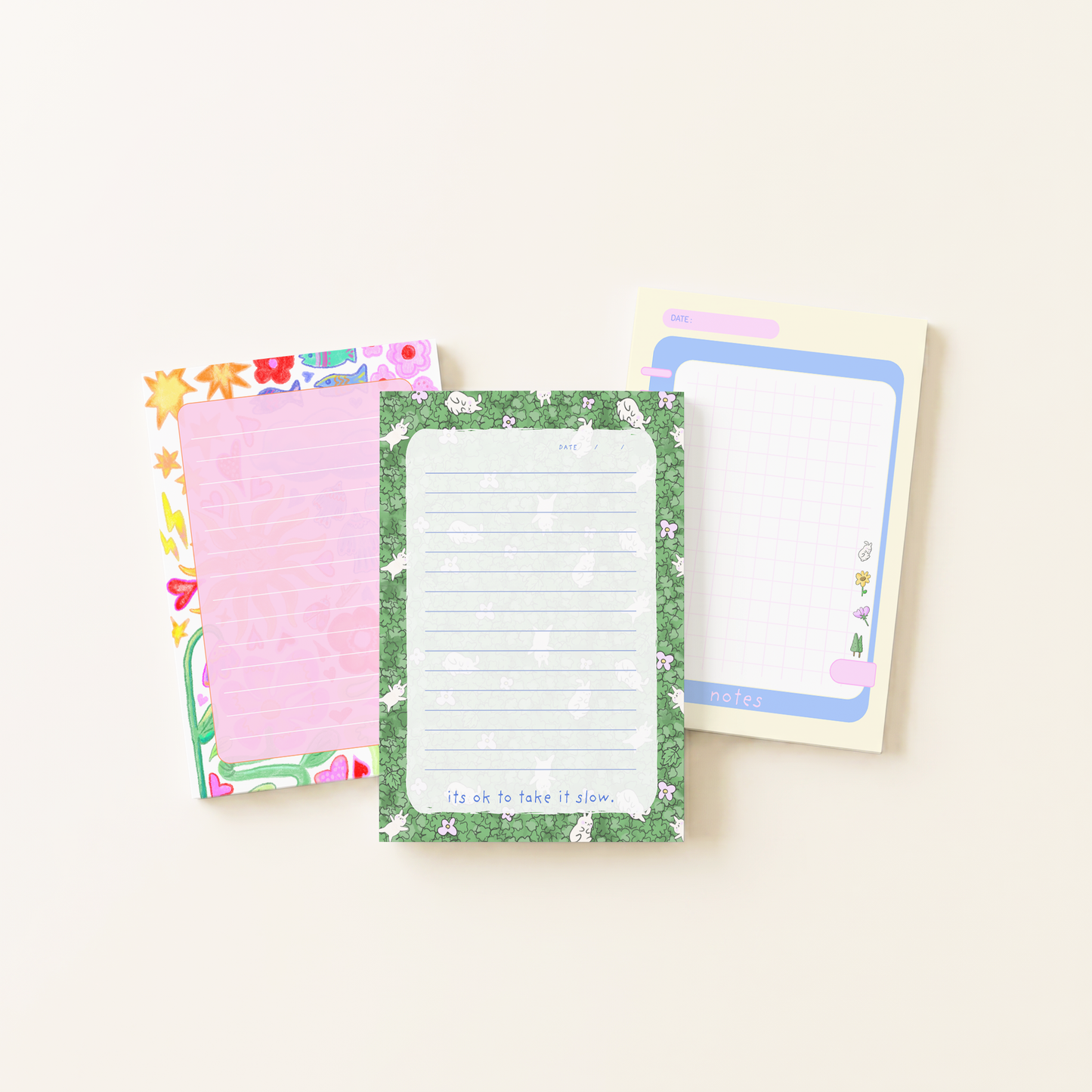 It's ok to take it slow Notepad