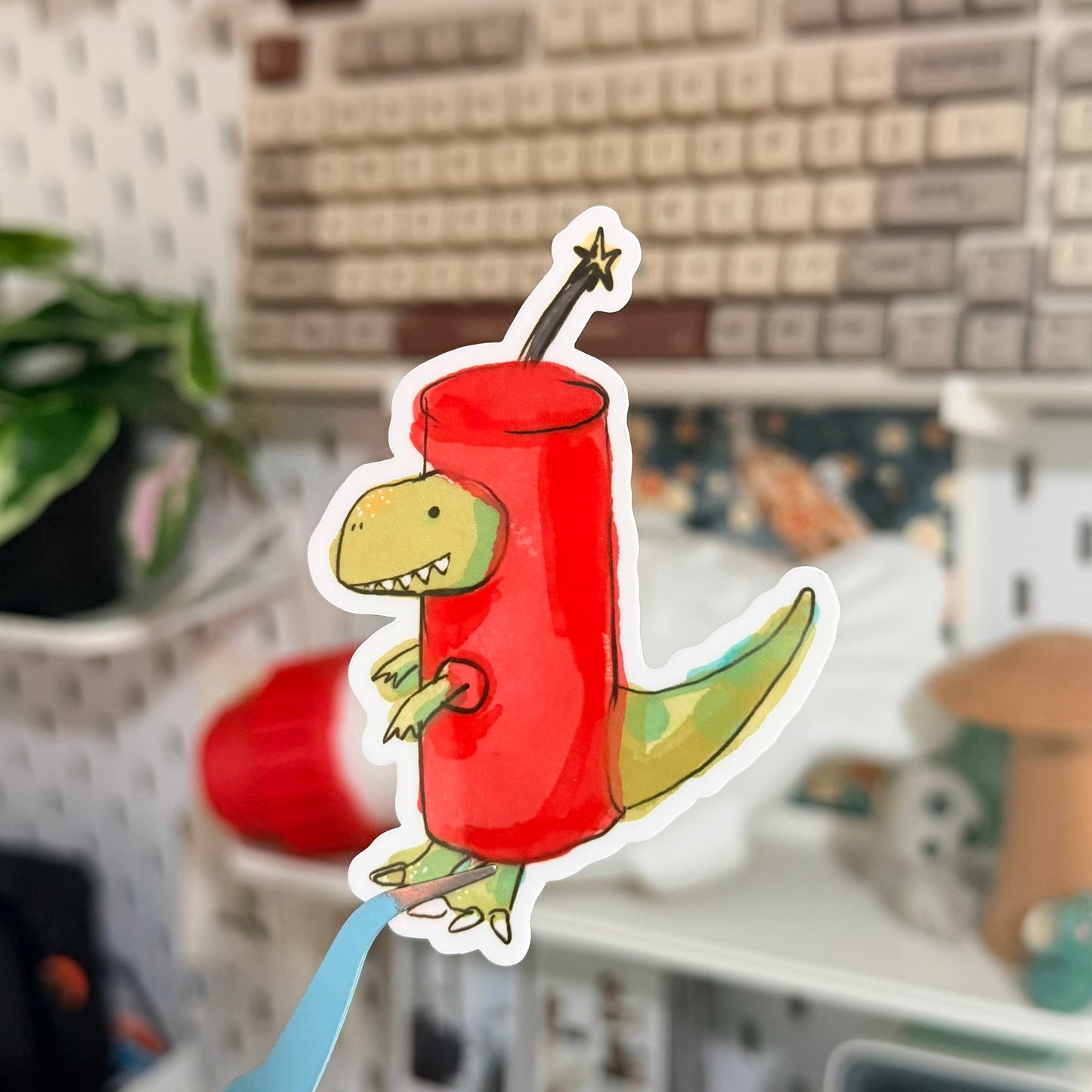 Dino-mite Sticker