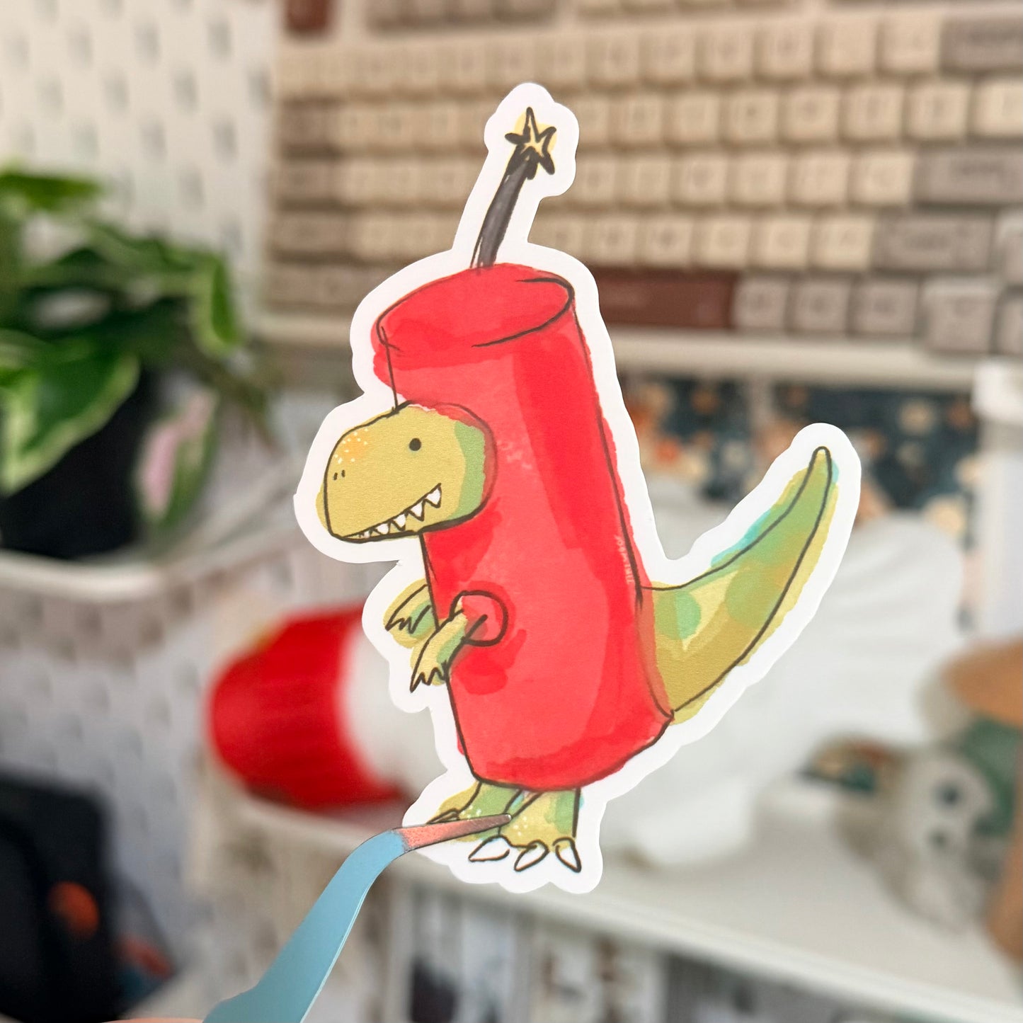 Dino-mite Sticker