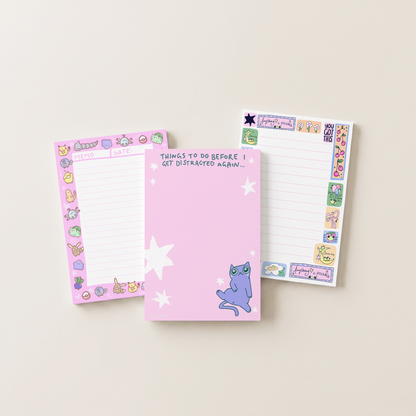Distracted Again Notepad