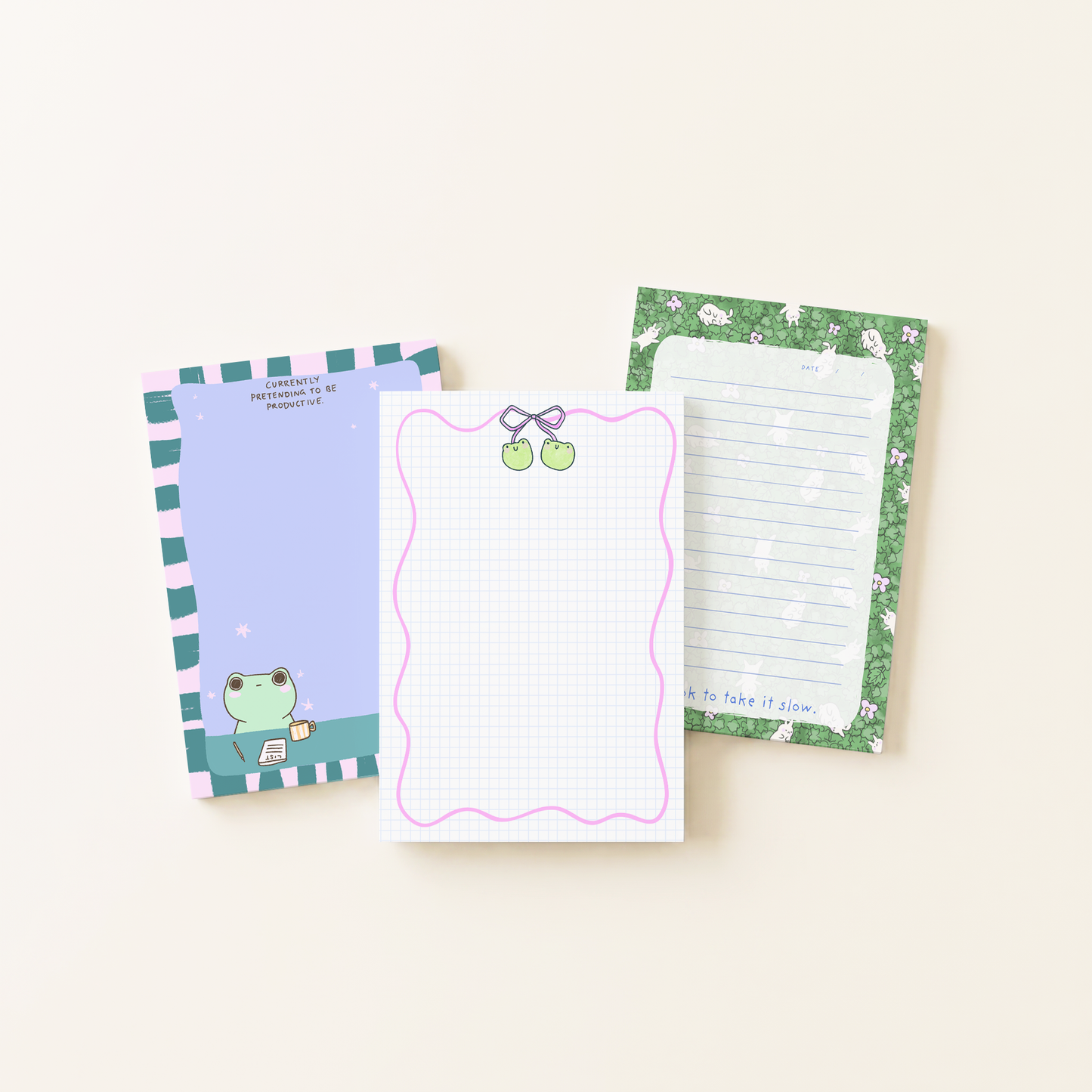 Froggy Bow Notepad