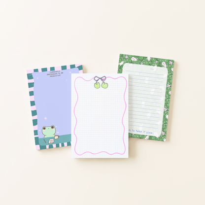Froggy Bow Notepad