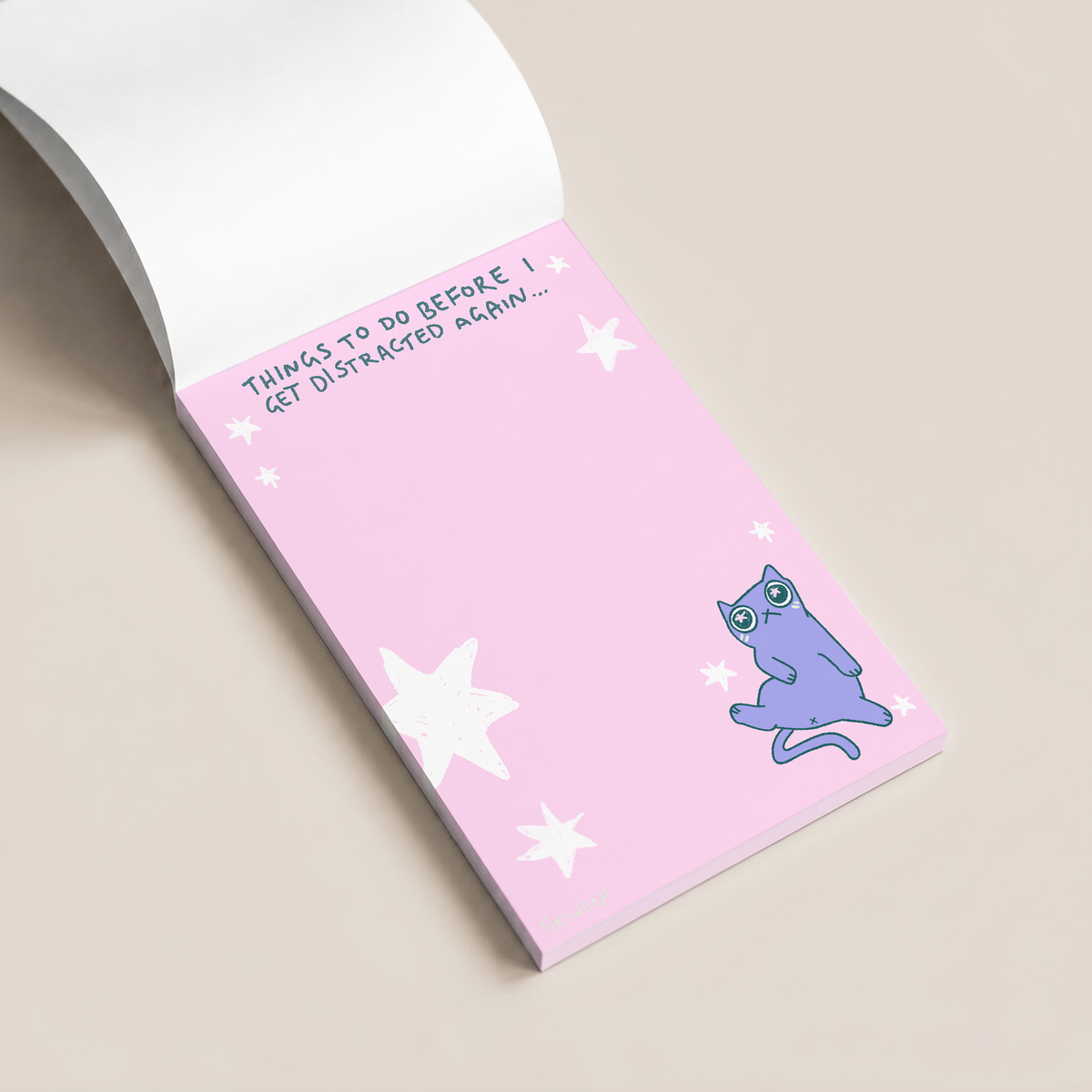 Distracted Again Notepad
