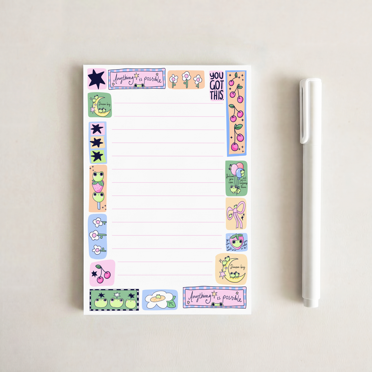 Motivational Notes Notepad