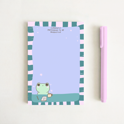 Pretending to be Productive Notepad