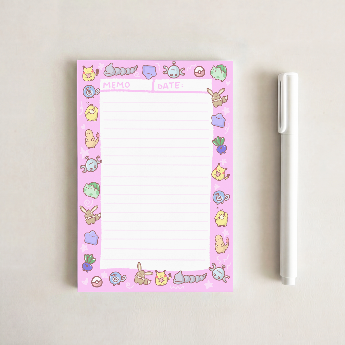 Poke Friends Notepad