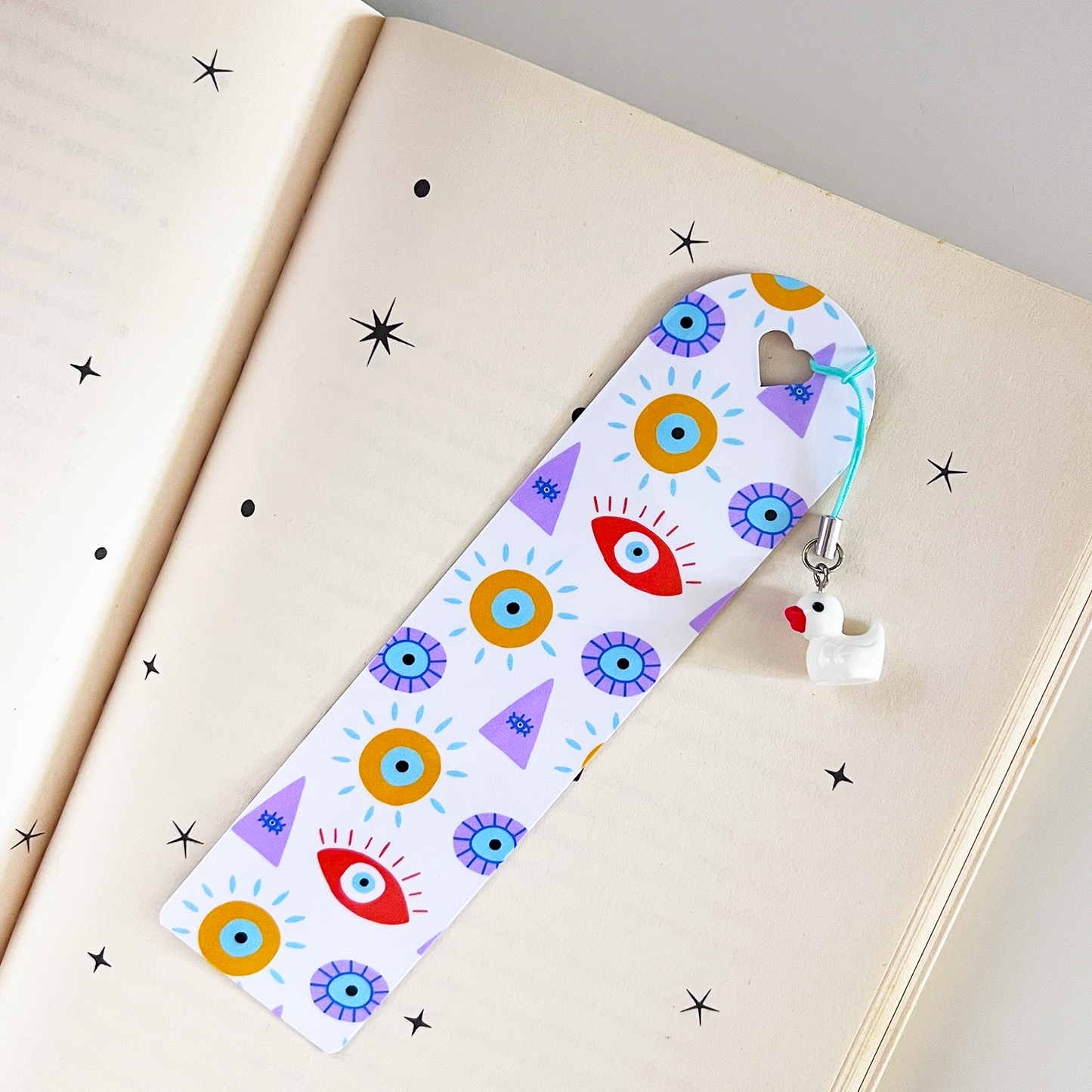 Charm Bookmark Boho Eye