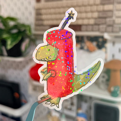 Dino-mite Sticker