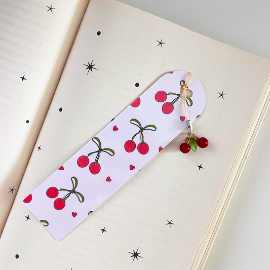 Charm Bookmark Cherry