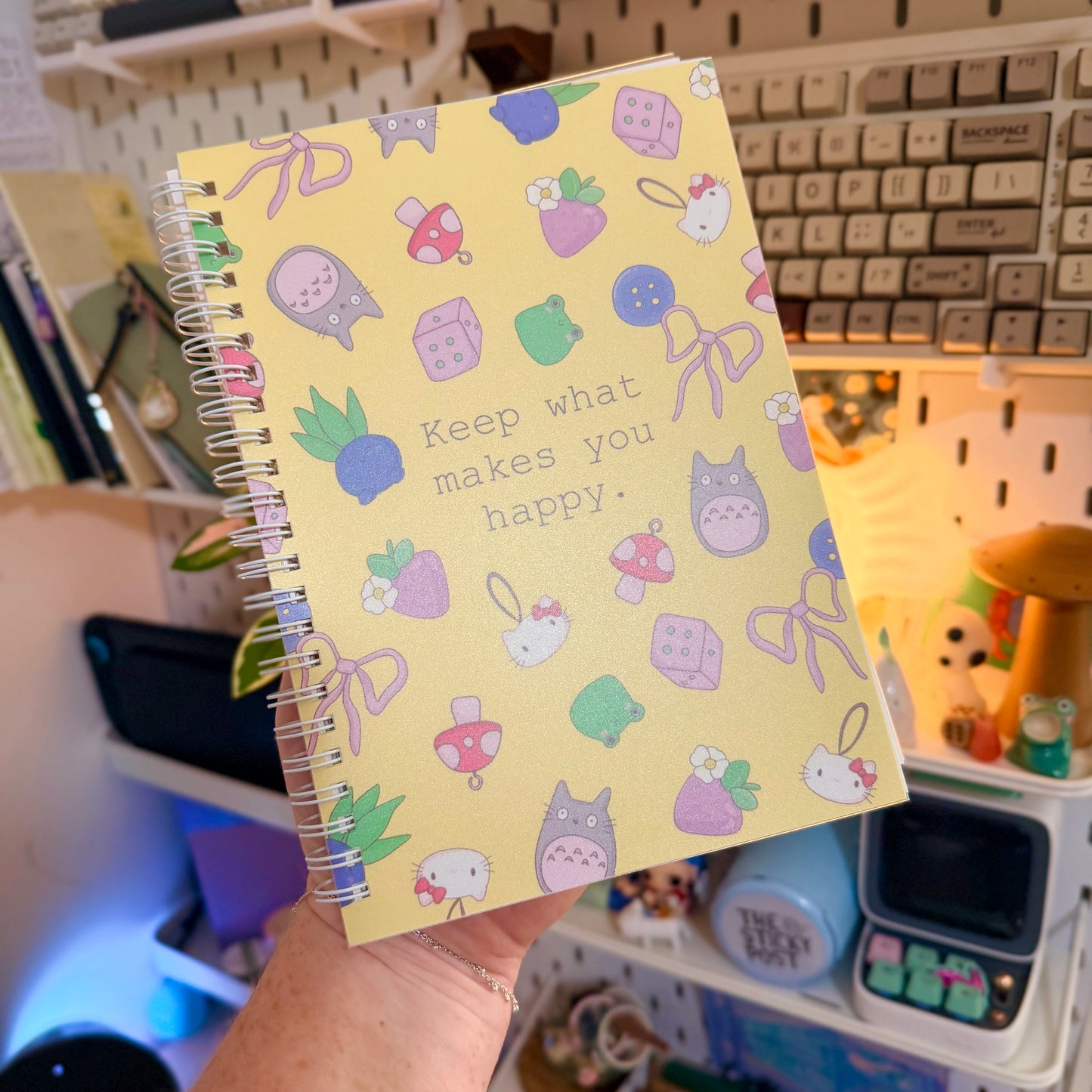 A5 Reusable Sticker Collection Book - Keep What Makes You Happy