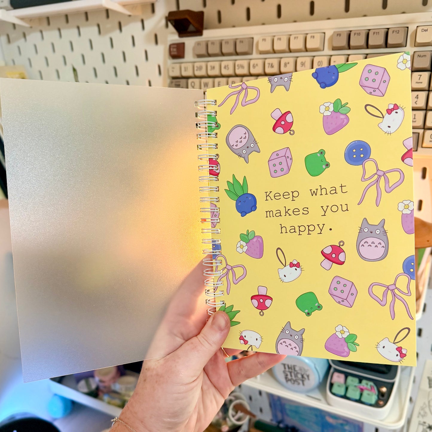A5 Reusable Sticker Collection Book - Keep What Makes You Happy