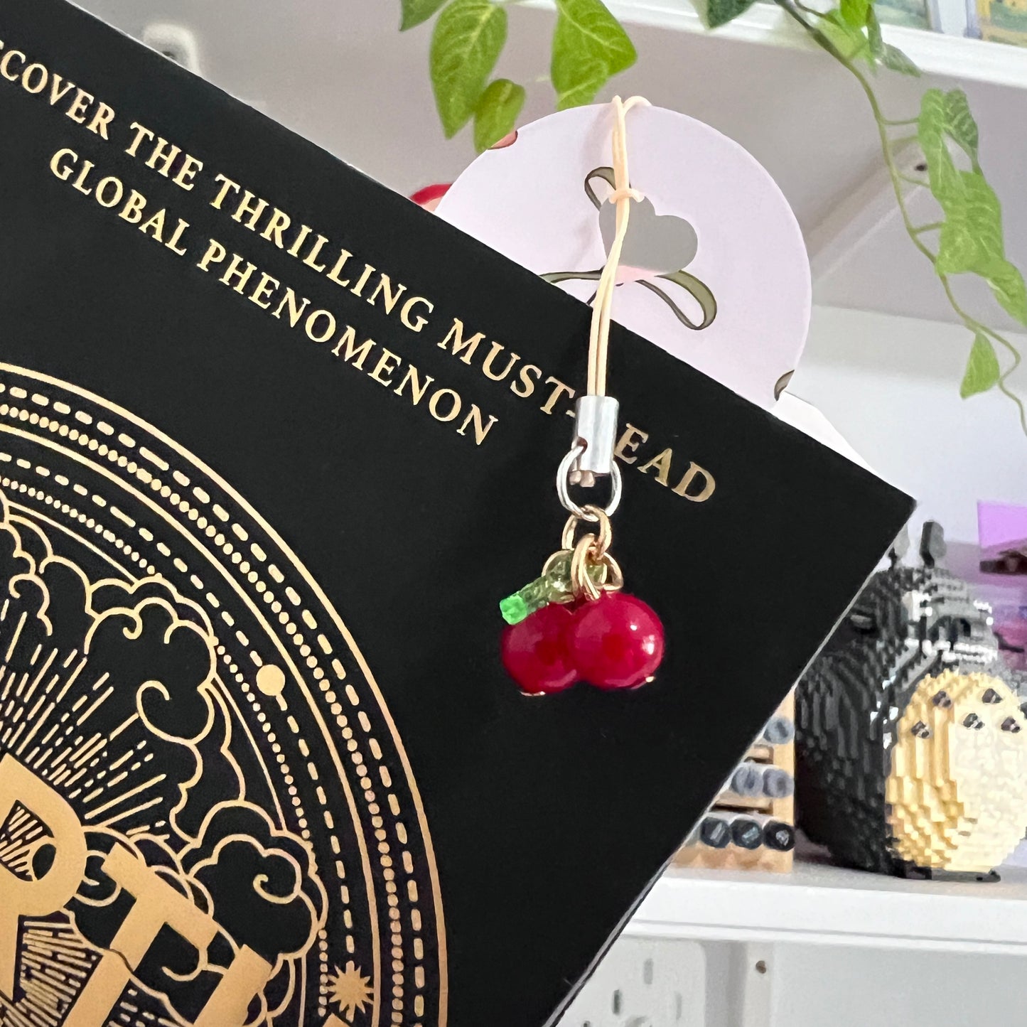 Charm Bookmark Cherry