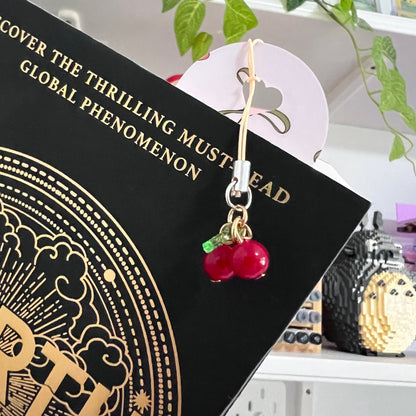Charm Bookmark Cherry