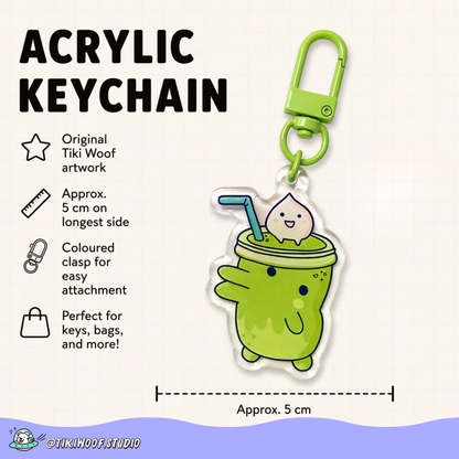 Kuchipatchi Matcha Acrylic Keychain