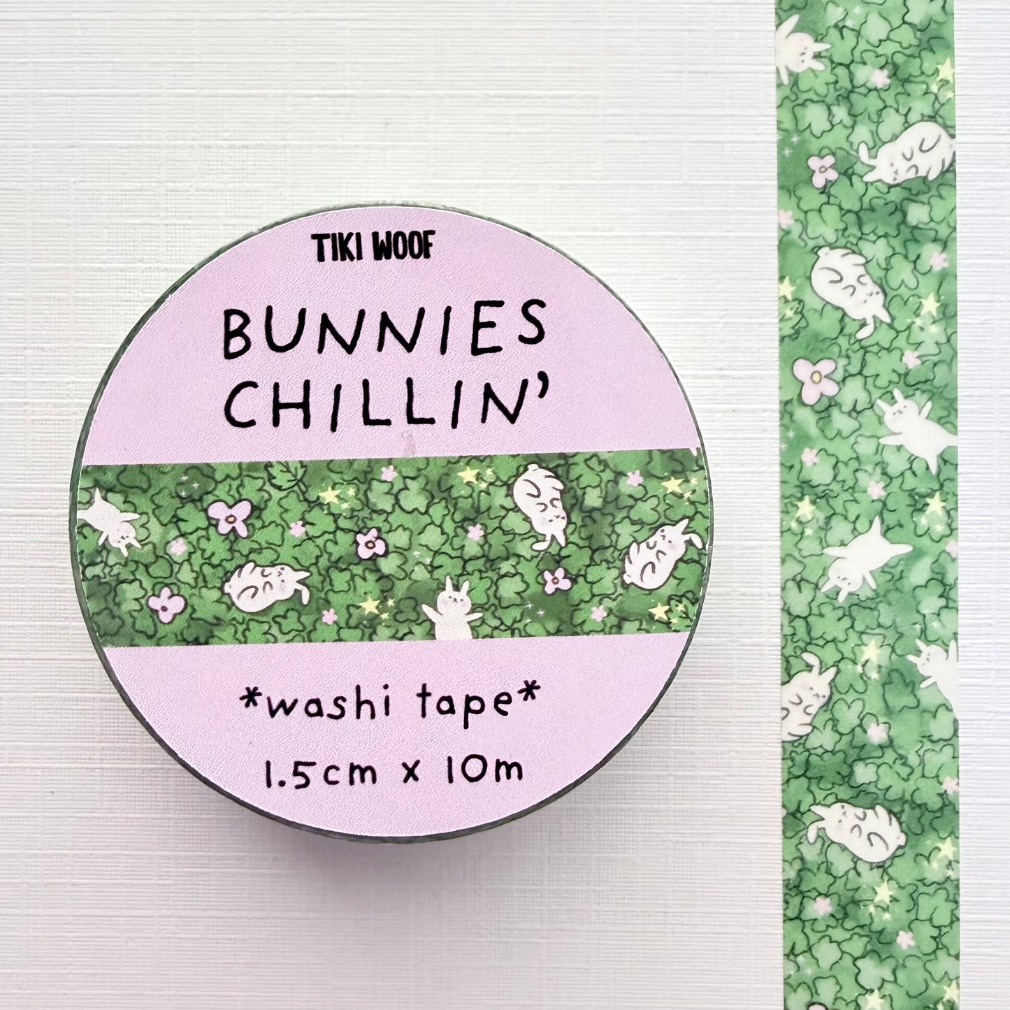 Bunnies Chillin' Washi Tape