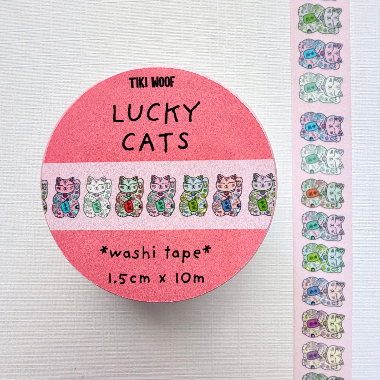 Lucky Cats Washi Tape