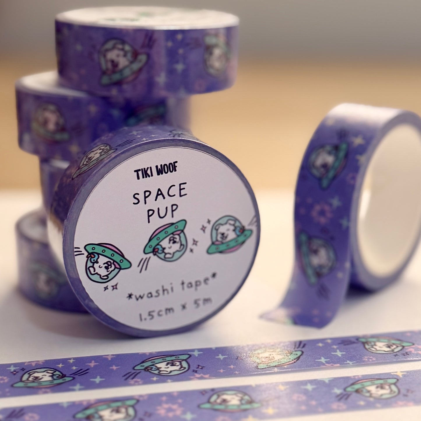 Space Pup Washi Tape