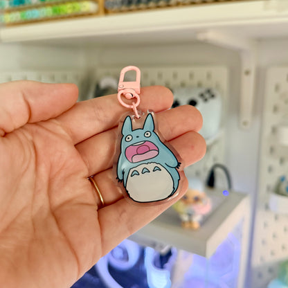 Ahhh Totoro Acrylic Keychain
