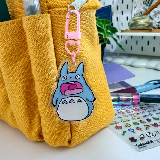 Ahhh Totoro Acrylic Keychain