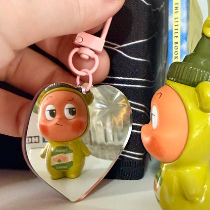 Cute but psycho Mirror Keychain