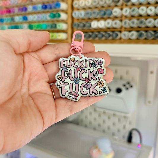 F*ckity F*ck F*ck Mirror Keychain