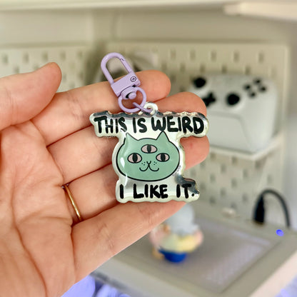 This is weird Mirror Keychain