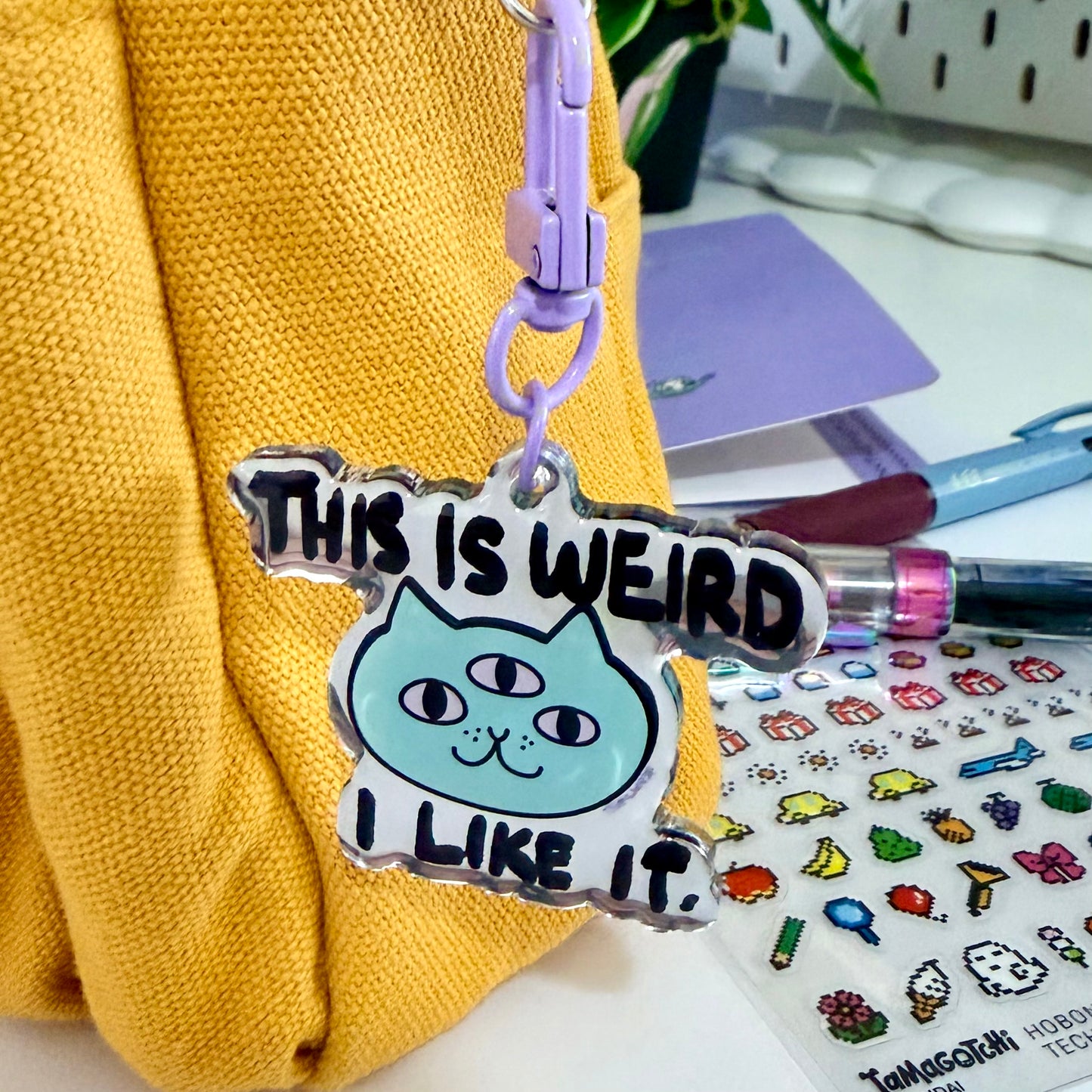 This is weird Mirror Keychain