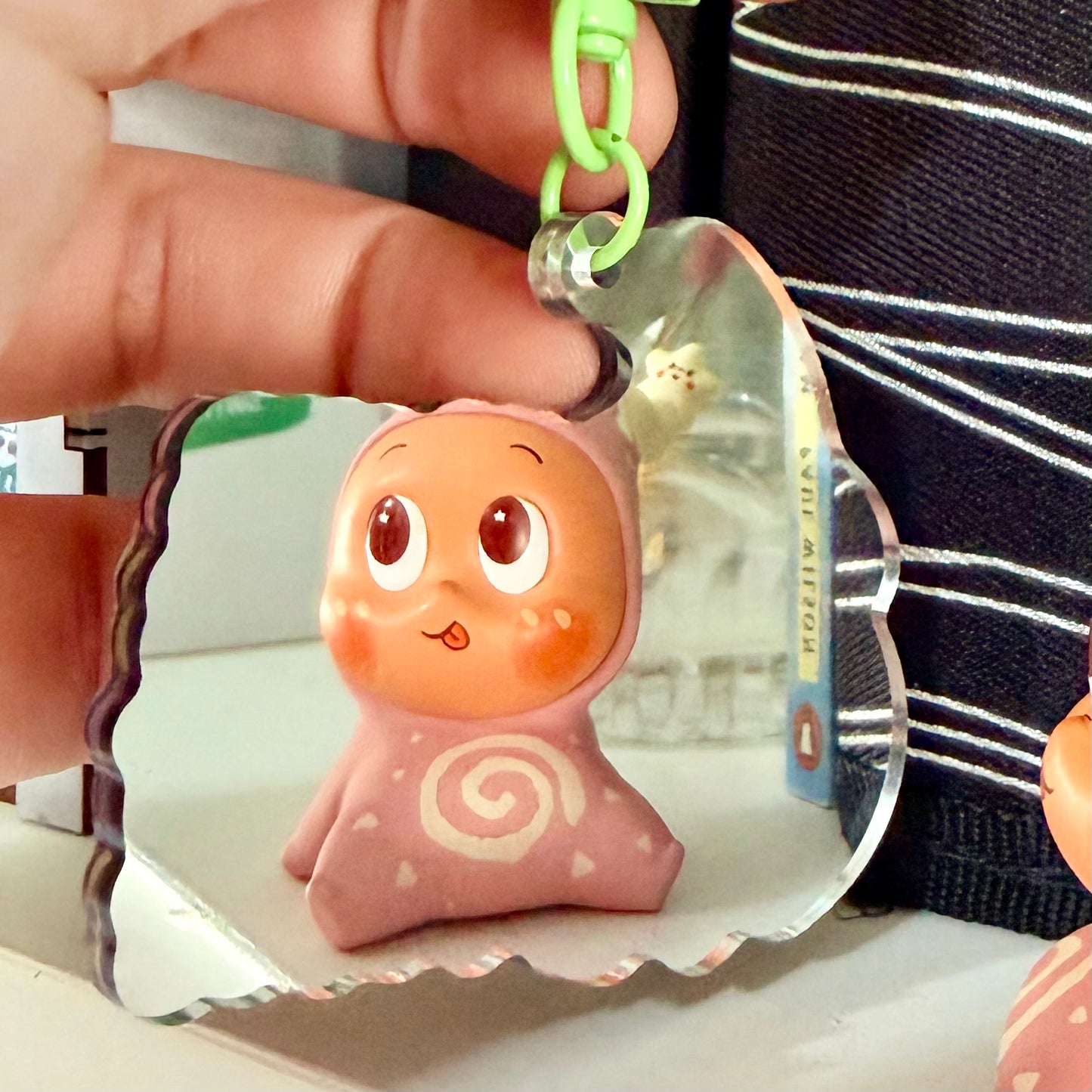 Hocus Pocus I can't focus Mirror Keychain
