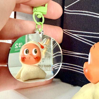 Make it weird for everyone Mirror Keychain