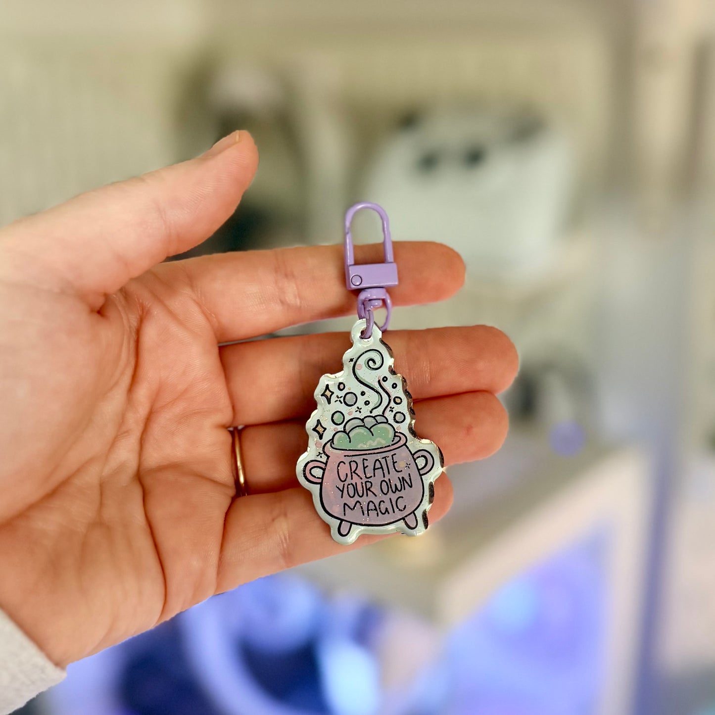 Create your own magic Mirror Keychain
