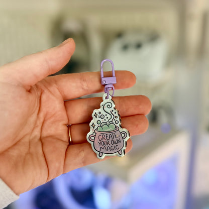 Create your own magic Mirror Keychain