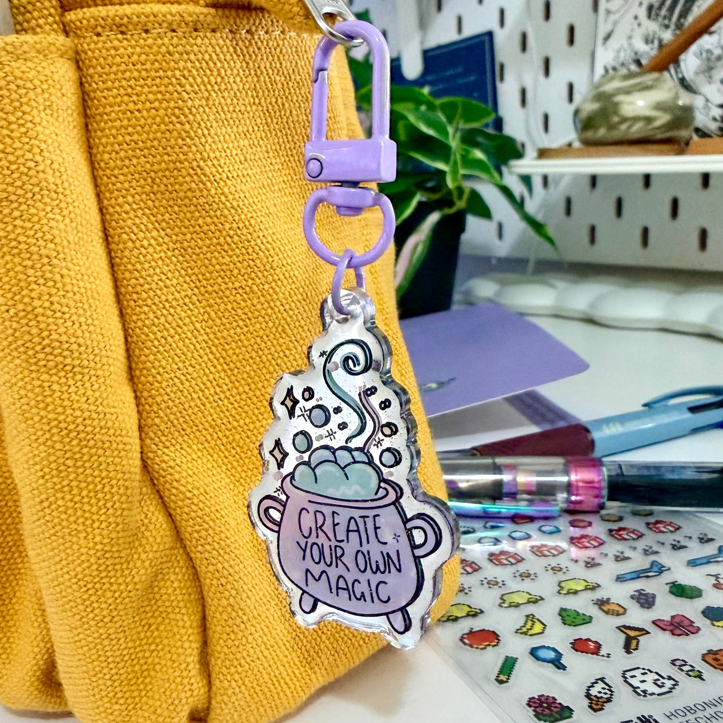 Create your own magic Mirror Keychain