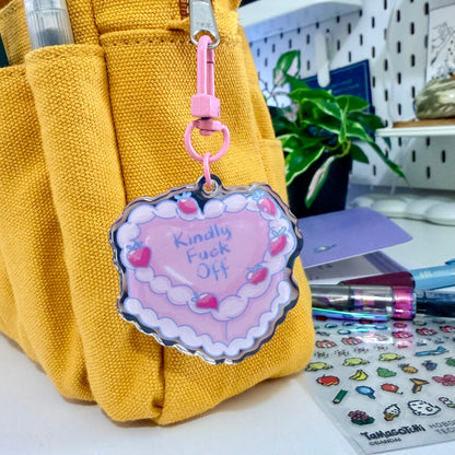 Kindly F*ck off Mirror Keychain
