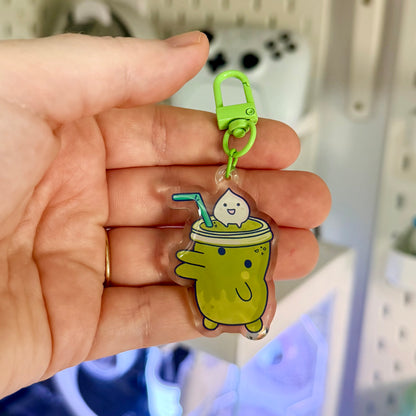Kuchipatchi Matcha Acrylic Keychain