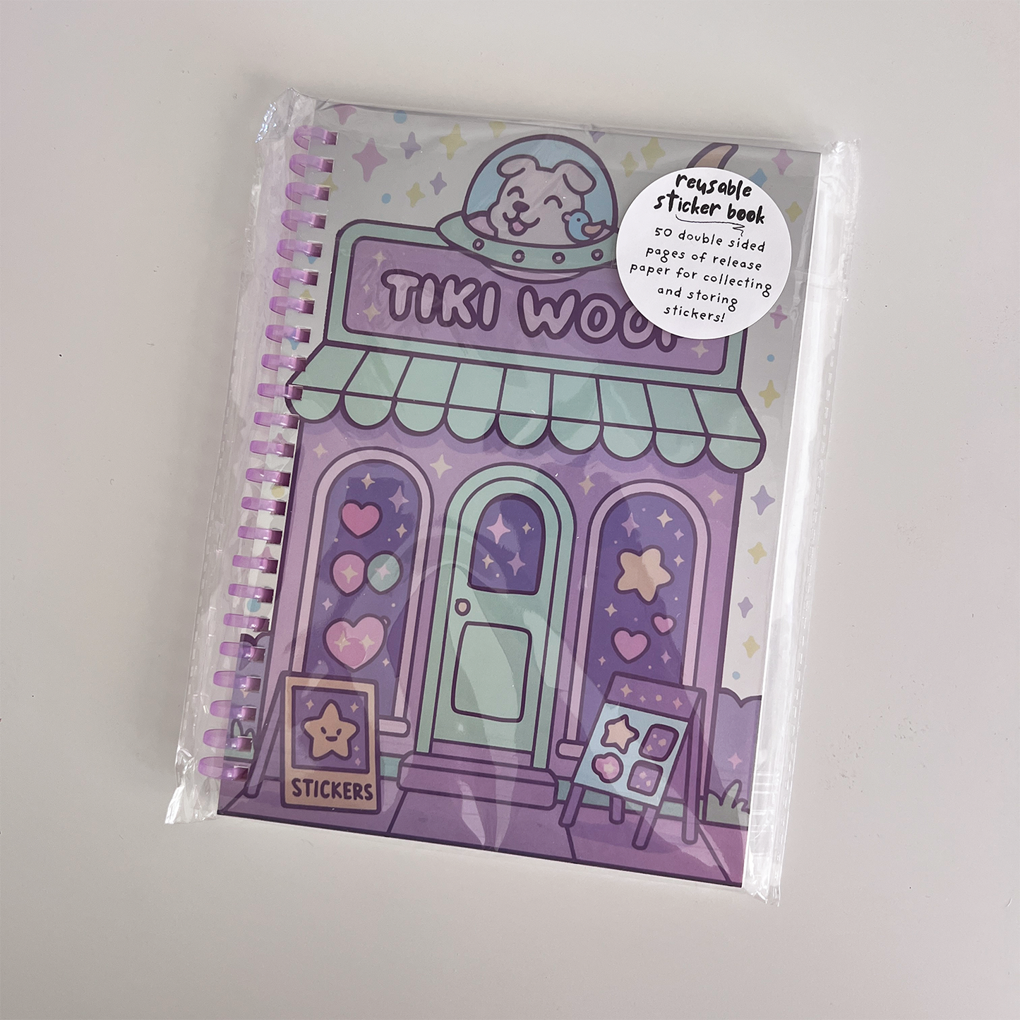 A5 Reusable Sticker Collection Book - Sticker Shop Design
