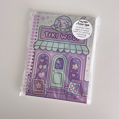 A5 Reusable Sticker Collection Book - Sticker Shop Design