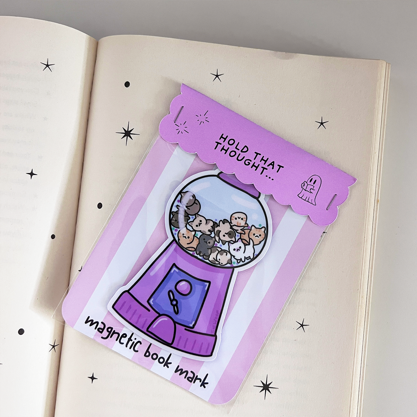 Magnetic Bookmark Gumball Cats