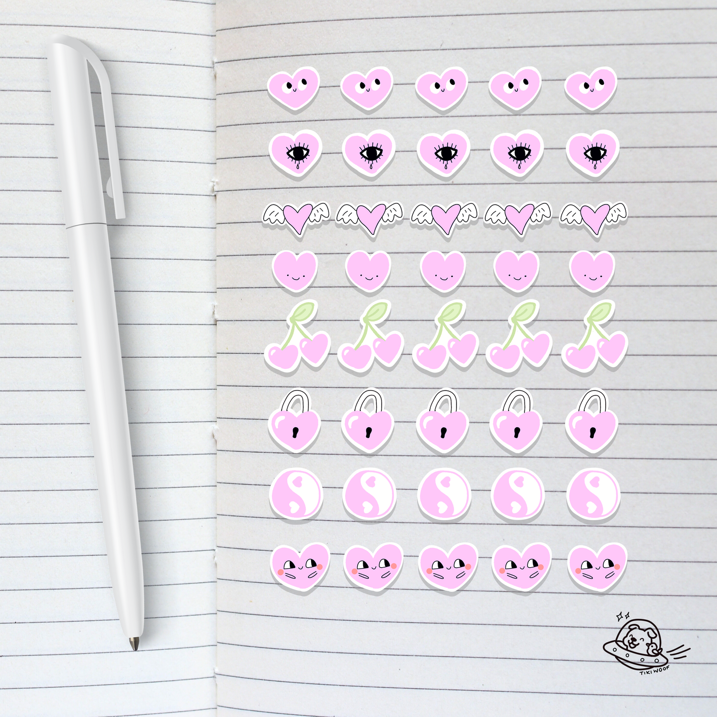 Little Loves Journaling Sticker Sheet