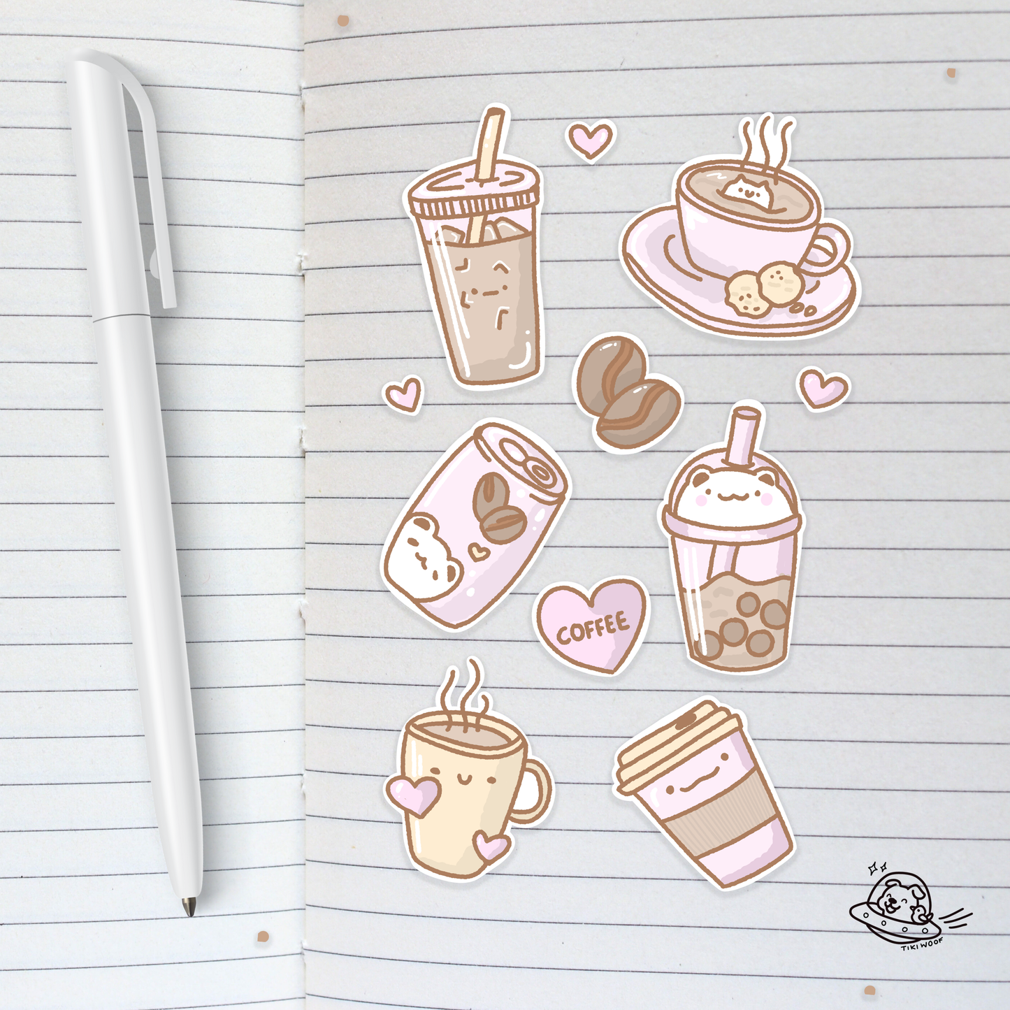 Coffee Lover Sticker Sheet