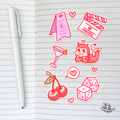 Date Night Sticker Sheet