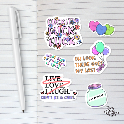 Sweary Sticker Sheet