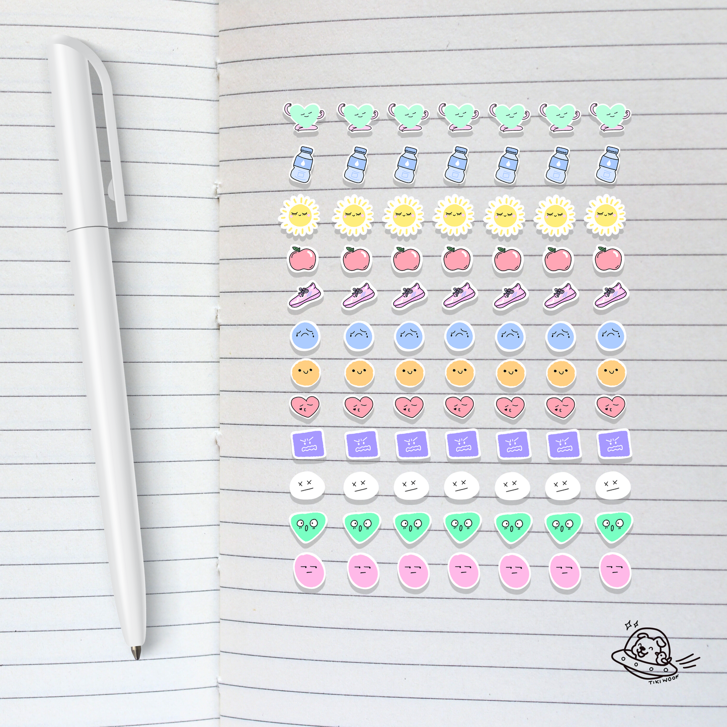 One Day At A Time Journaling Sticker Sheet