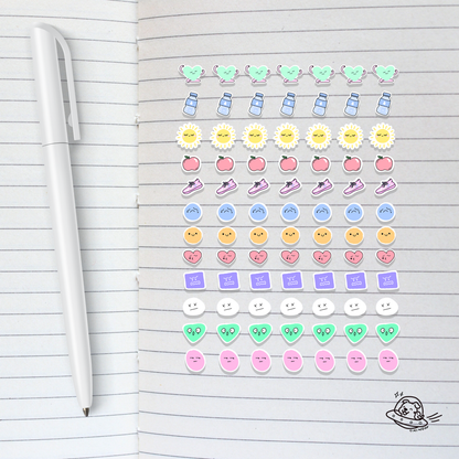 One Day At A Time Journaling Sticker Sheet