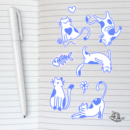Cat Life Sticker Sheet