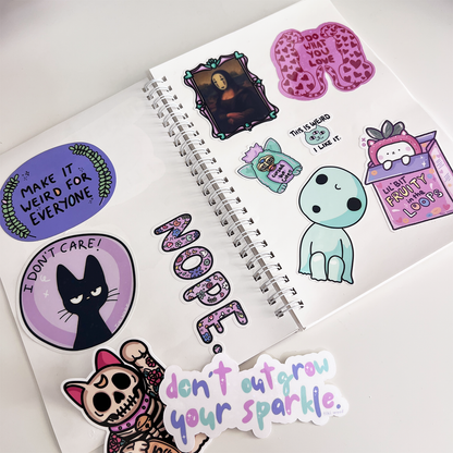 A5 Reusable Sticker Collection Book - Oh Meow Design
